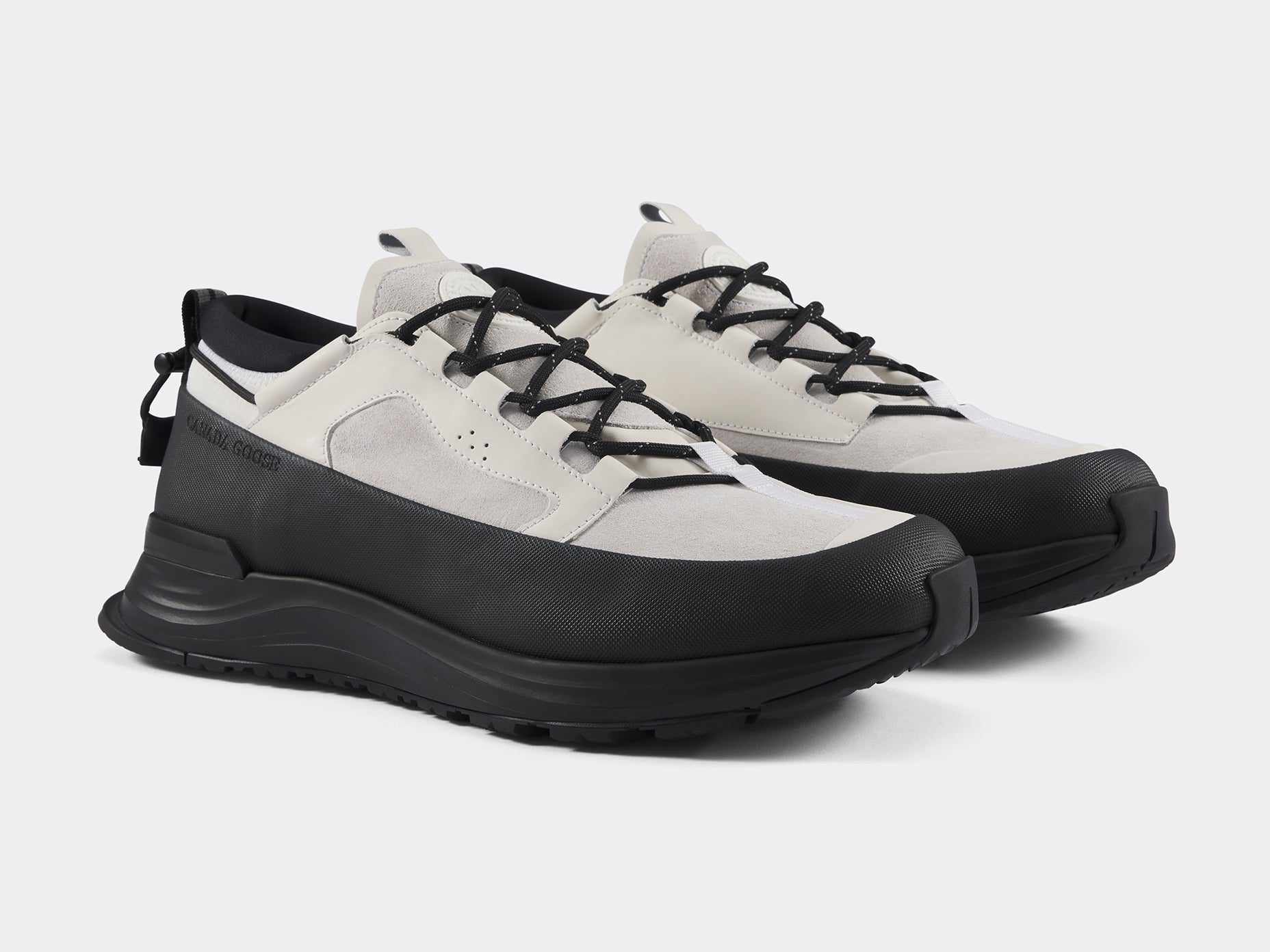 Men's Glacier Trail Sneaker - White/Black