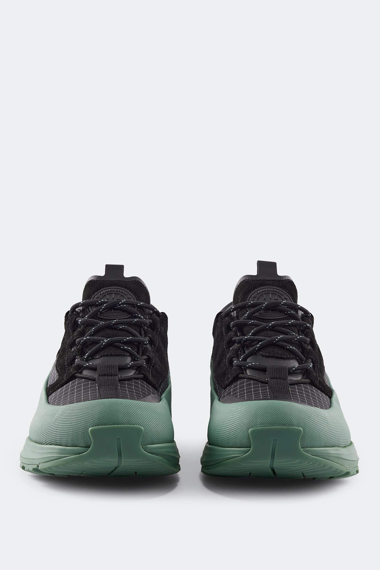 Women's Glacier Trail Sneaker - Dyneema - Black/Washed Green