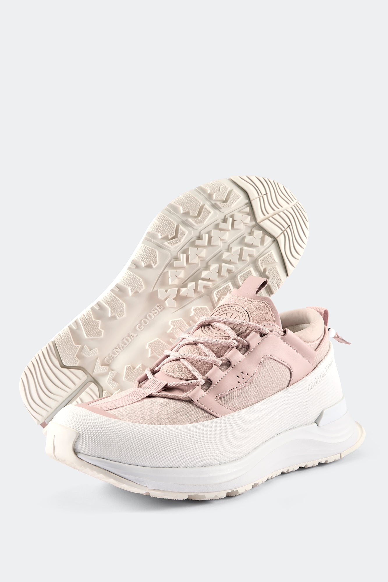 Women's Glacier Trail Sneaker - Lucent Rose/White