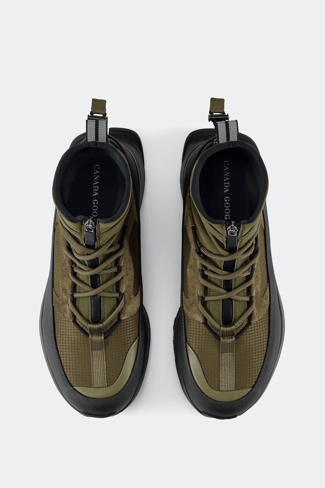 Men's Glacier Trail Sneaker High - Military Green/Black