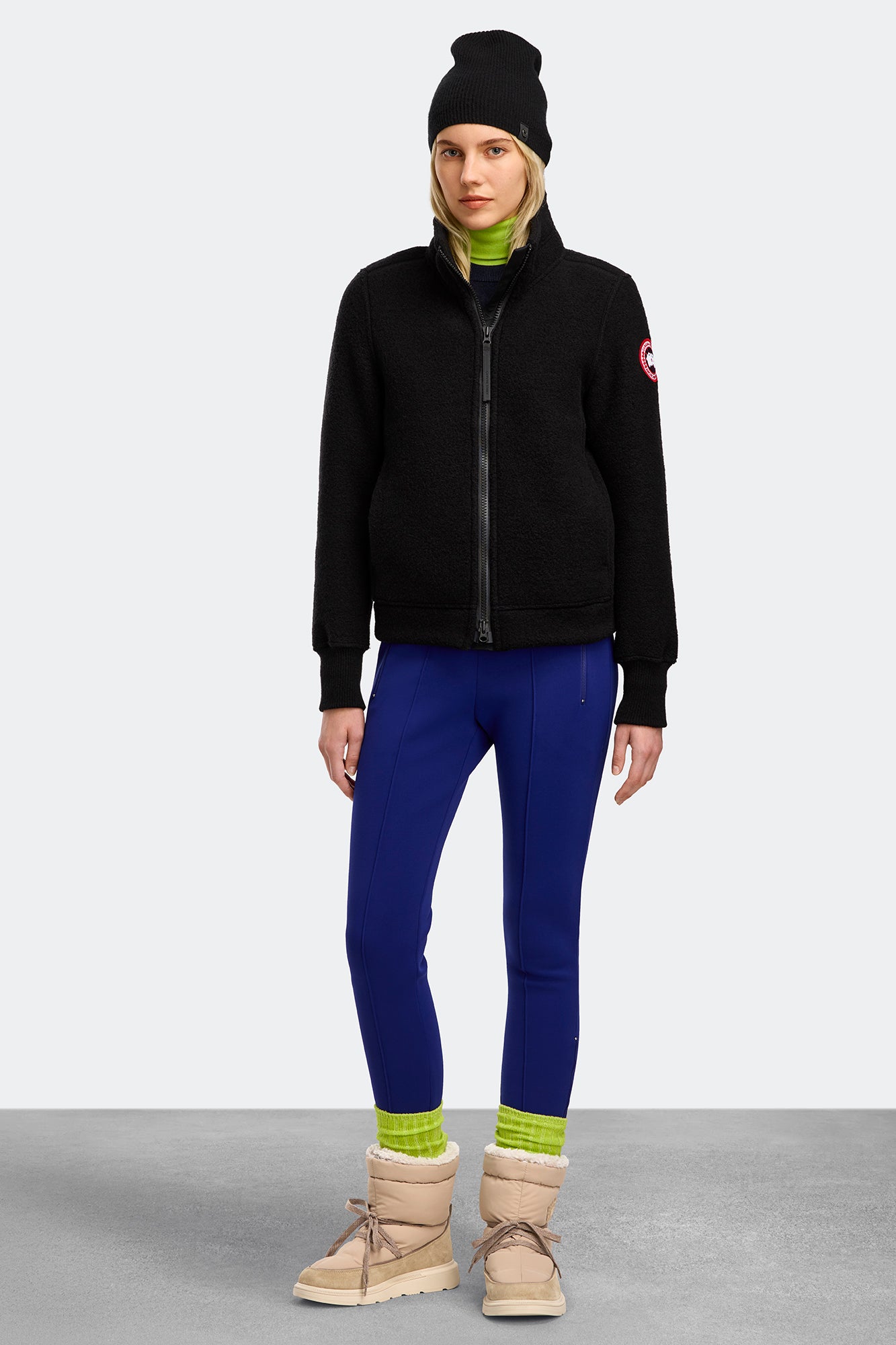 Demma Puffer Boot - Tan/Linen