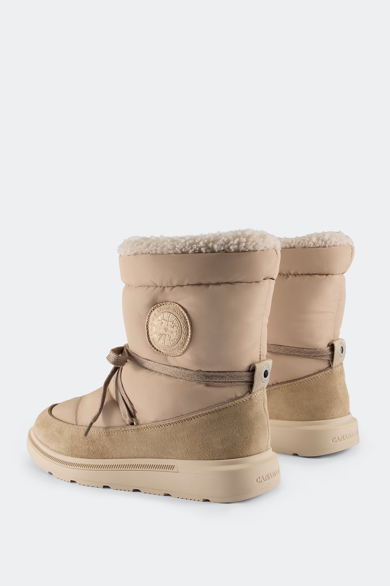Demma Puffer Boot - Tan/Linen
