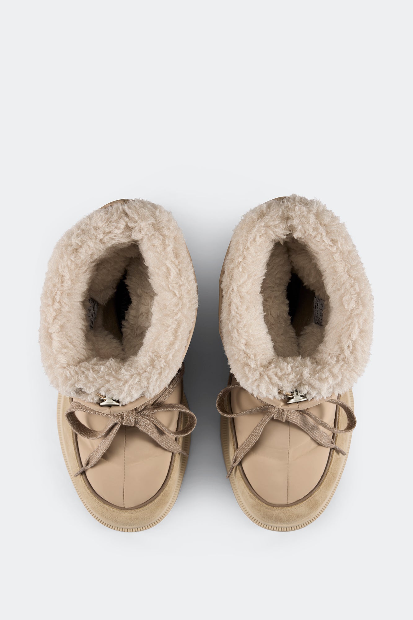 Demma Puffer Boot - Tan/Linen