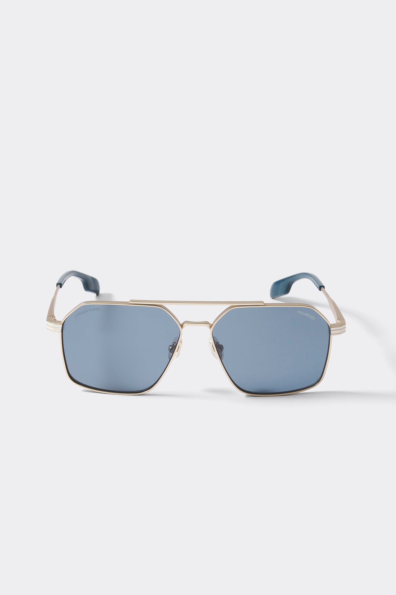 Moraine Sunglasses (Men) - Matte Gold/Blue - Image 2