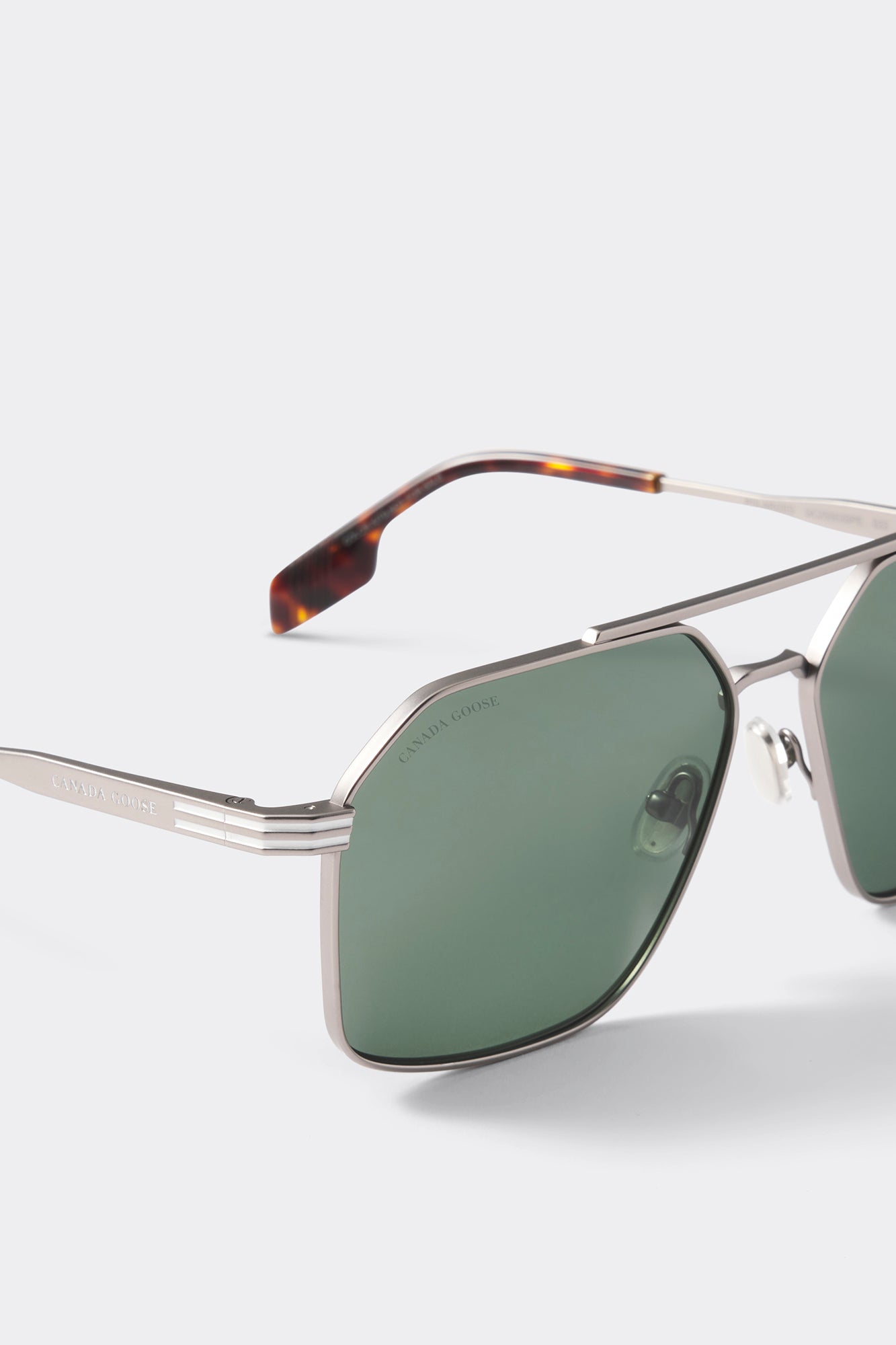Moraine Sunglasses (Men) - Matte Light Gunmetal/Green - Image 3