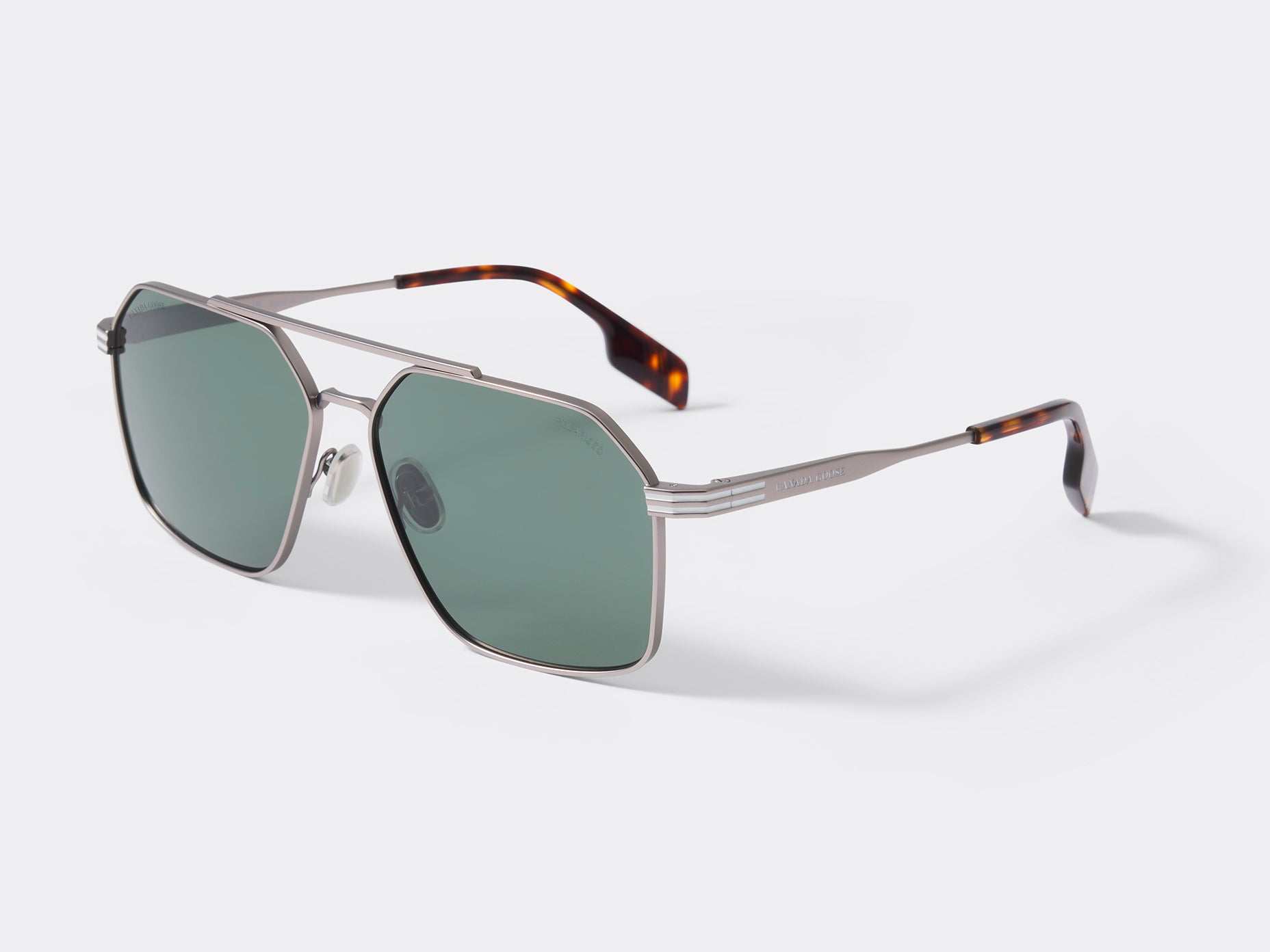 Moraine Sunglasses (Men) - Matte Light Gunmetal/Green