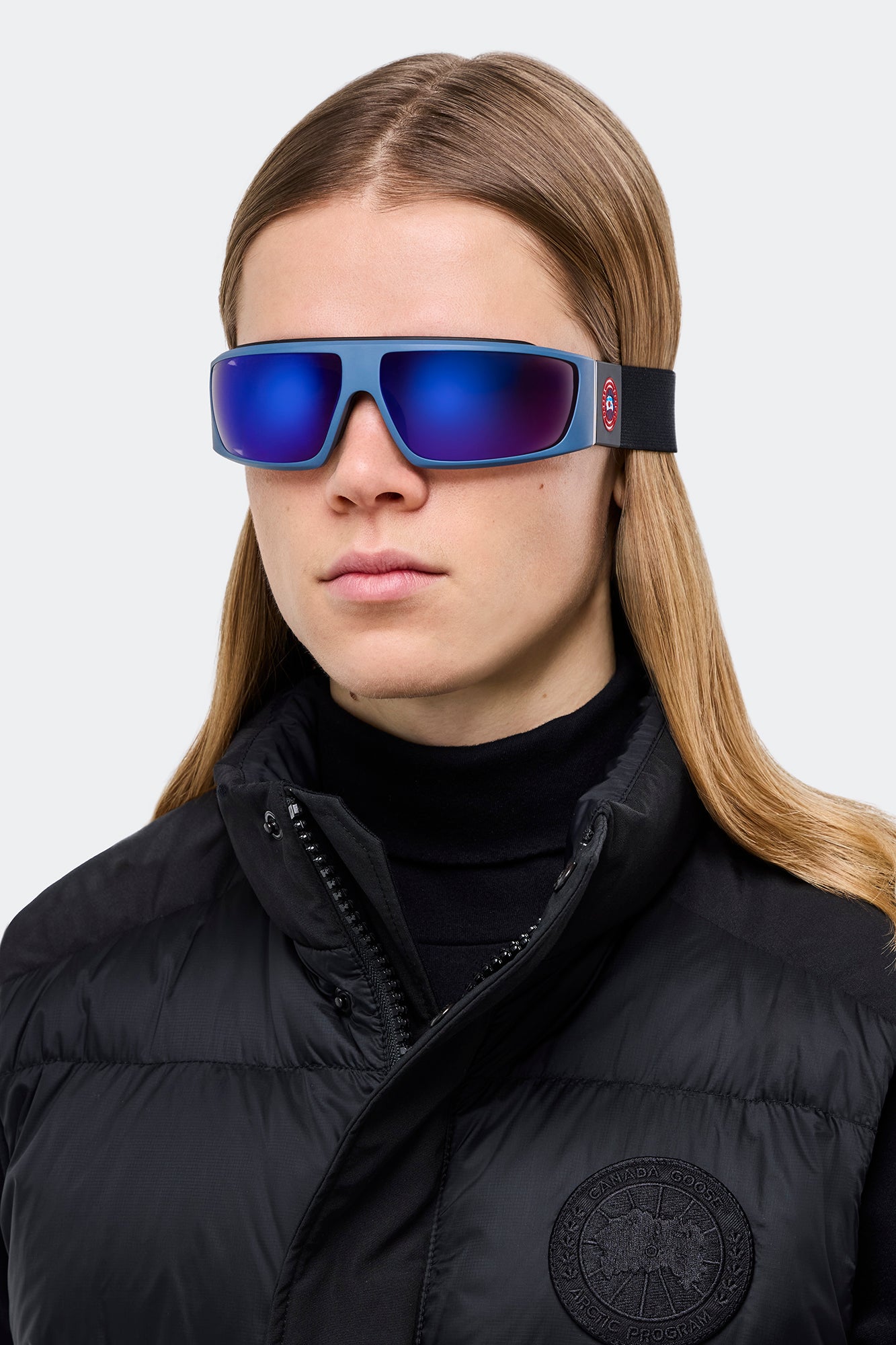 Summit Sunglasses - Matte Blue/Mirror Blue - Image 6