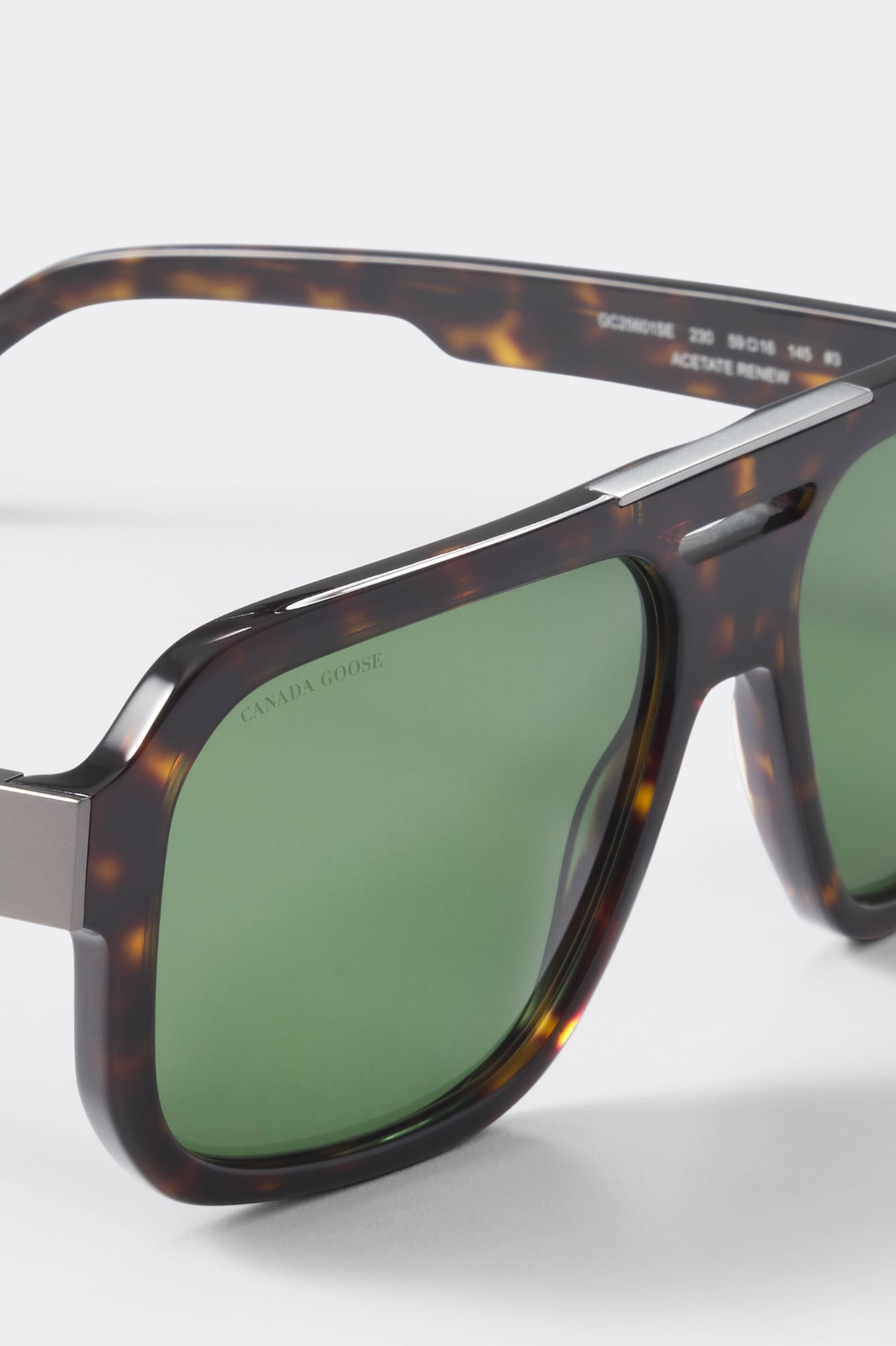 Milford Sunglasses (Men) - Dark Havana/Green - Image 3