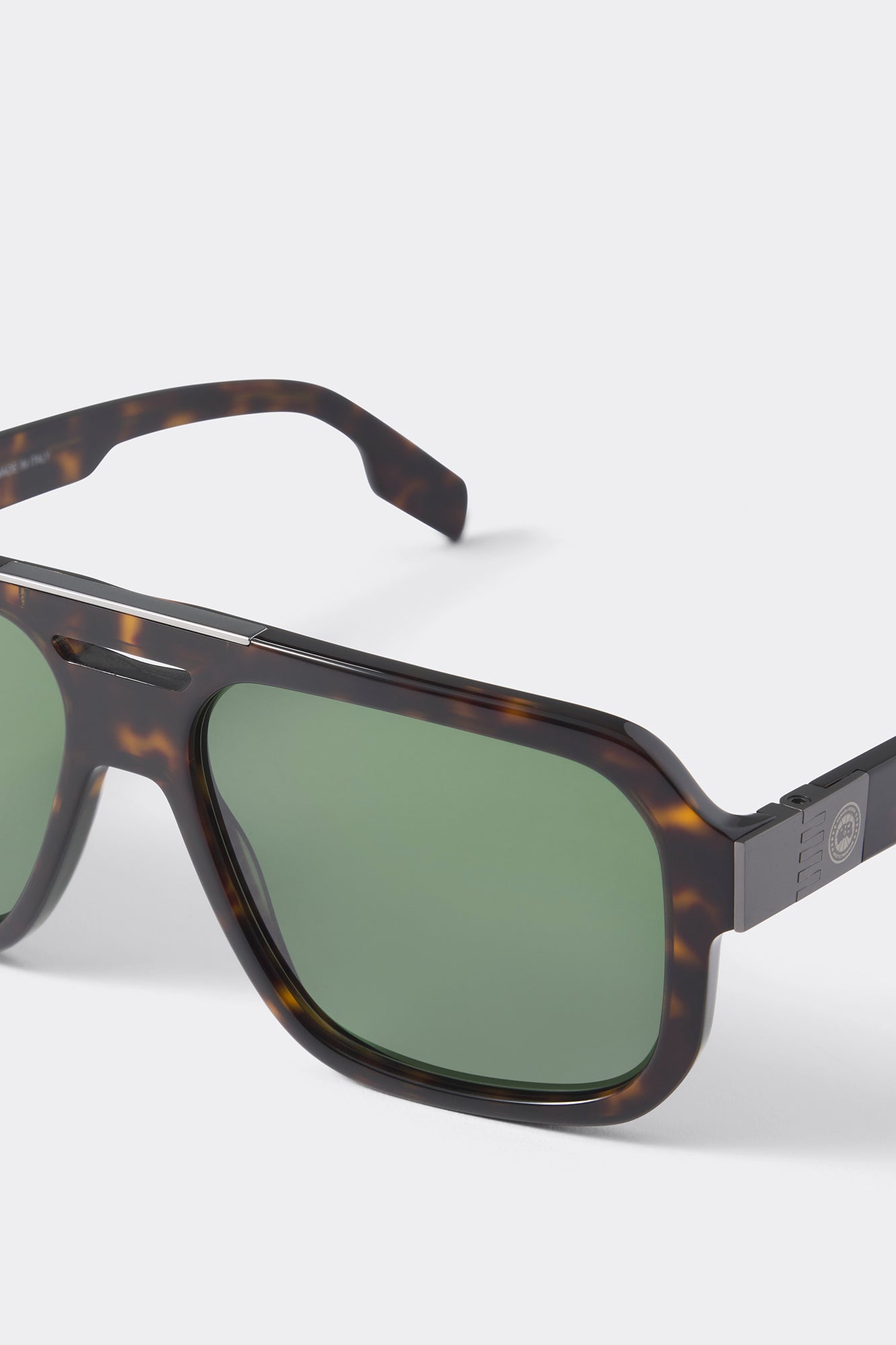 Milford Sunglasses (Men) - Dark Havana/Green - Image 4