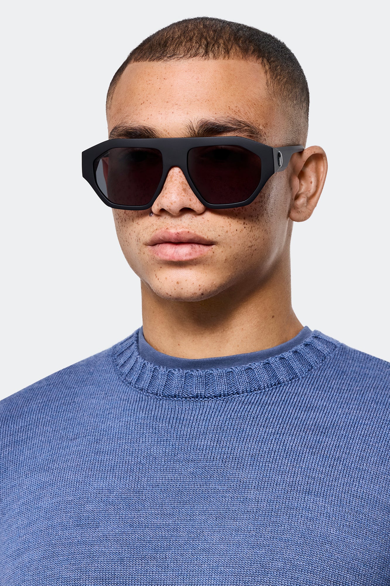 Tekapo Sunglasses (Men) - Matte Black/Grey-Green - Image 5