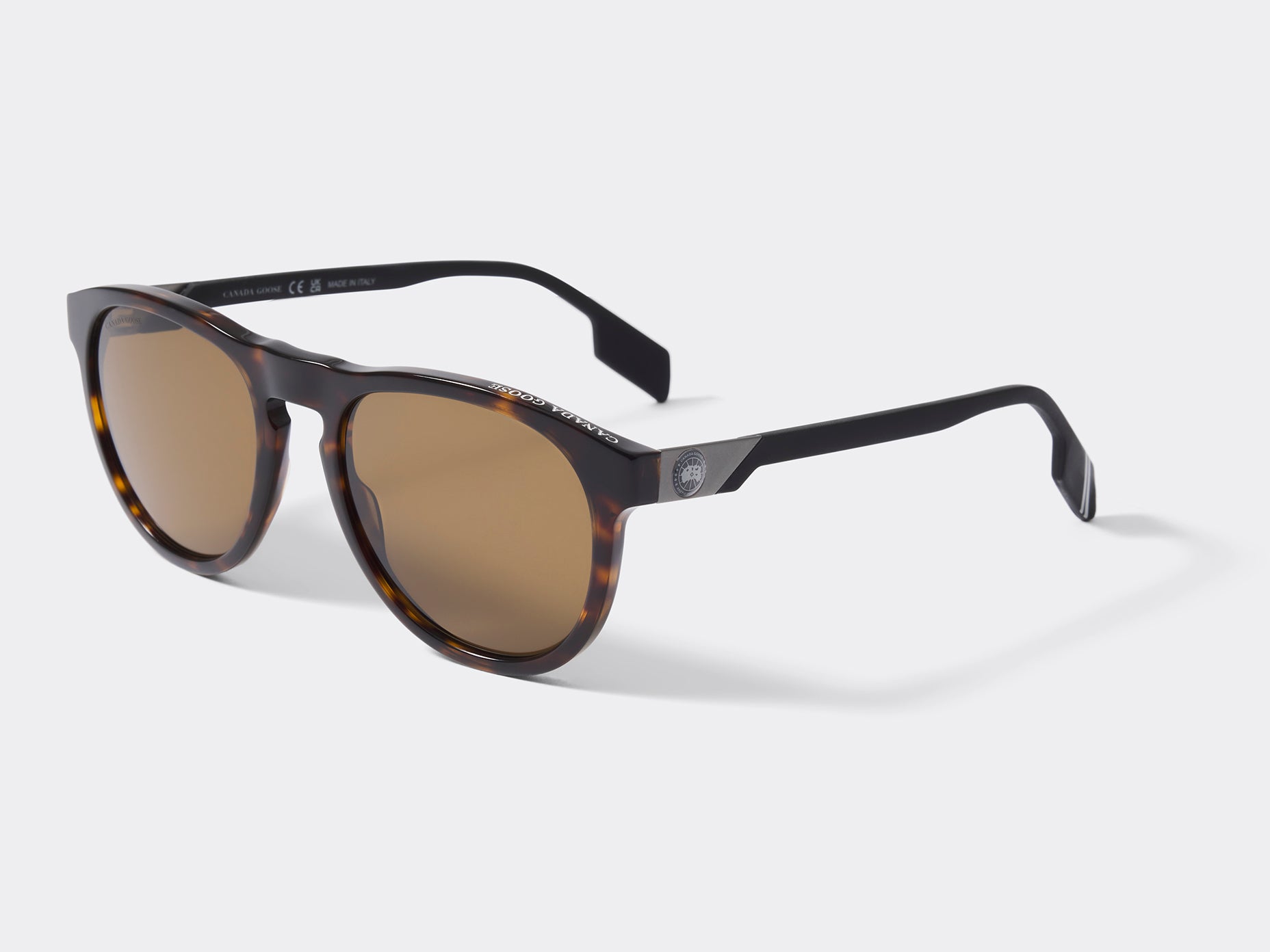Skye Sunglasses (Men) - Dark Havana/Brown