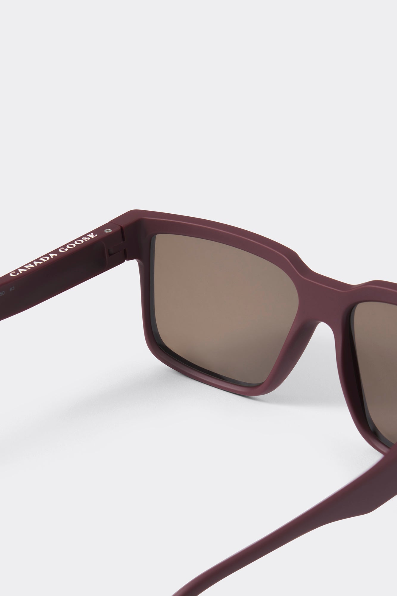 Redwood Sunglasses (Men) - Matte Burgundy/Brown - Image 4