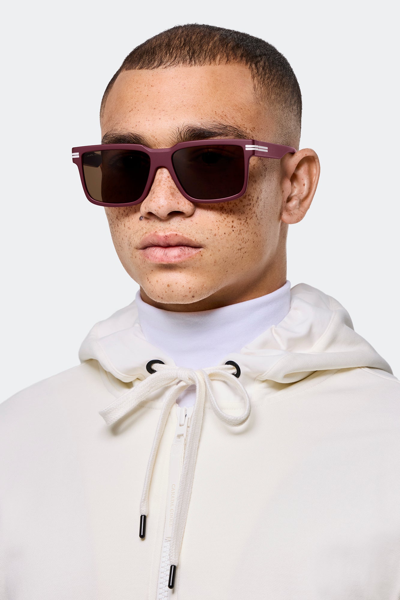 Redwood Sunglasses (Men) - Matte Burgundy/Brown - Image 5