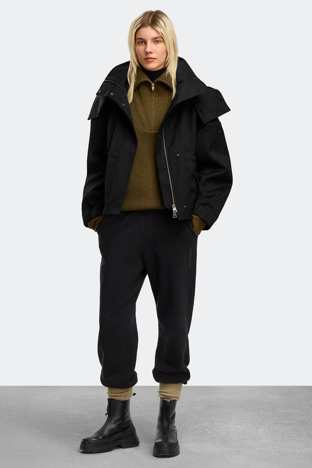 Kya Zip-up Boot - Black