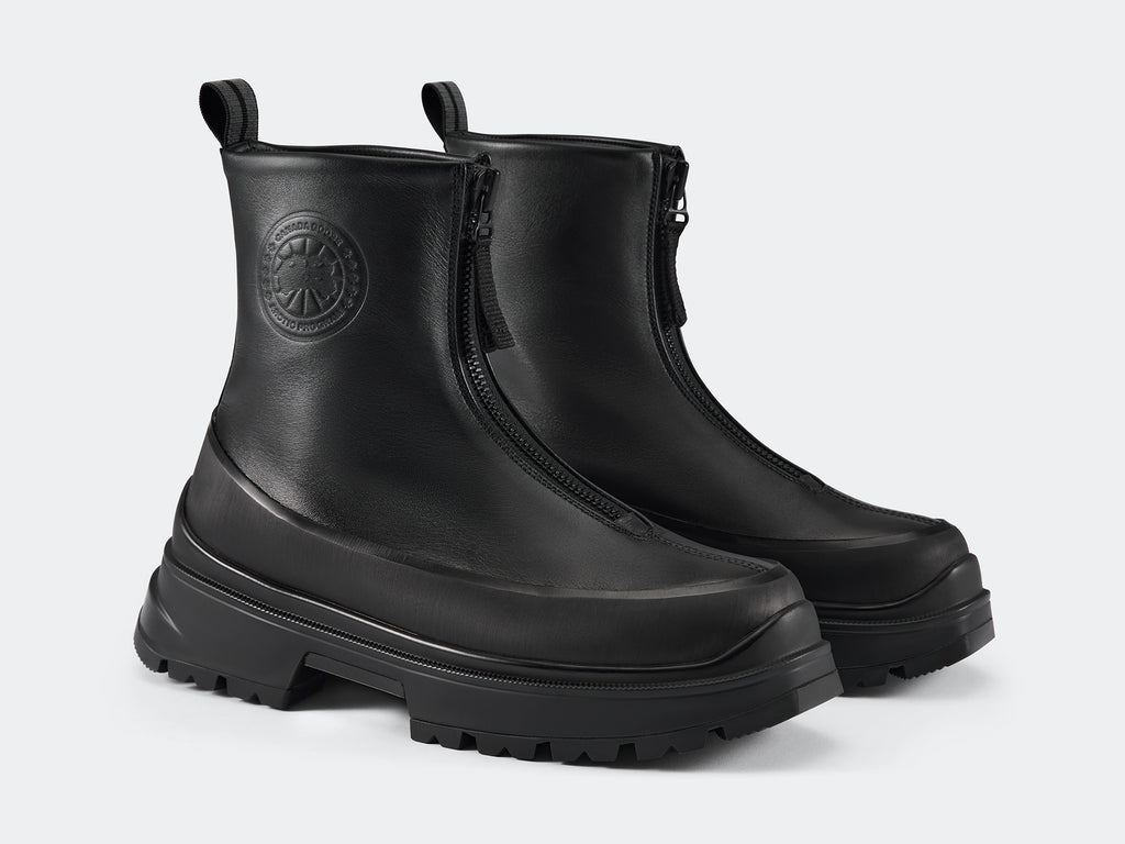 Kya Zip-up Boot - Black
