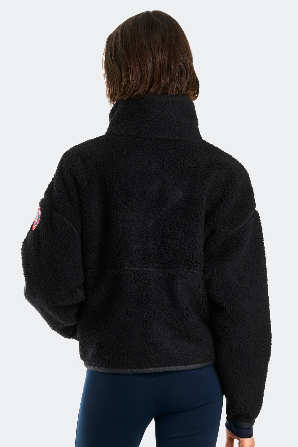 Simcoe Zip Up Fleece Sweater (Women) - Black