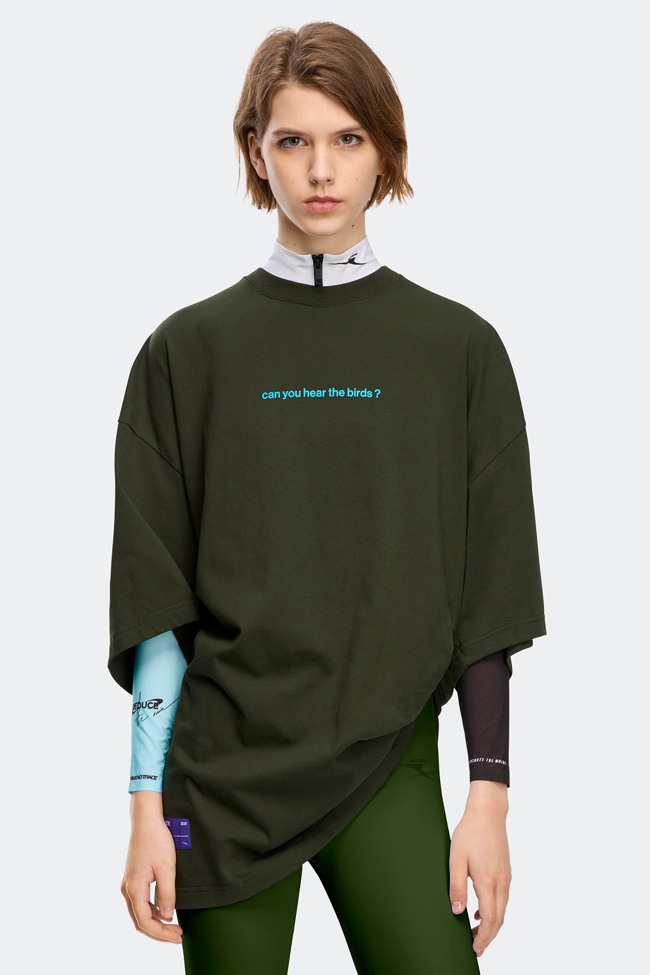 Zenith Tee - Moss Khaki