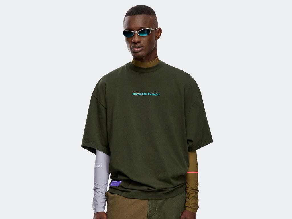 Zenith Tee - Moss Khaki