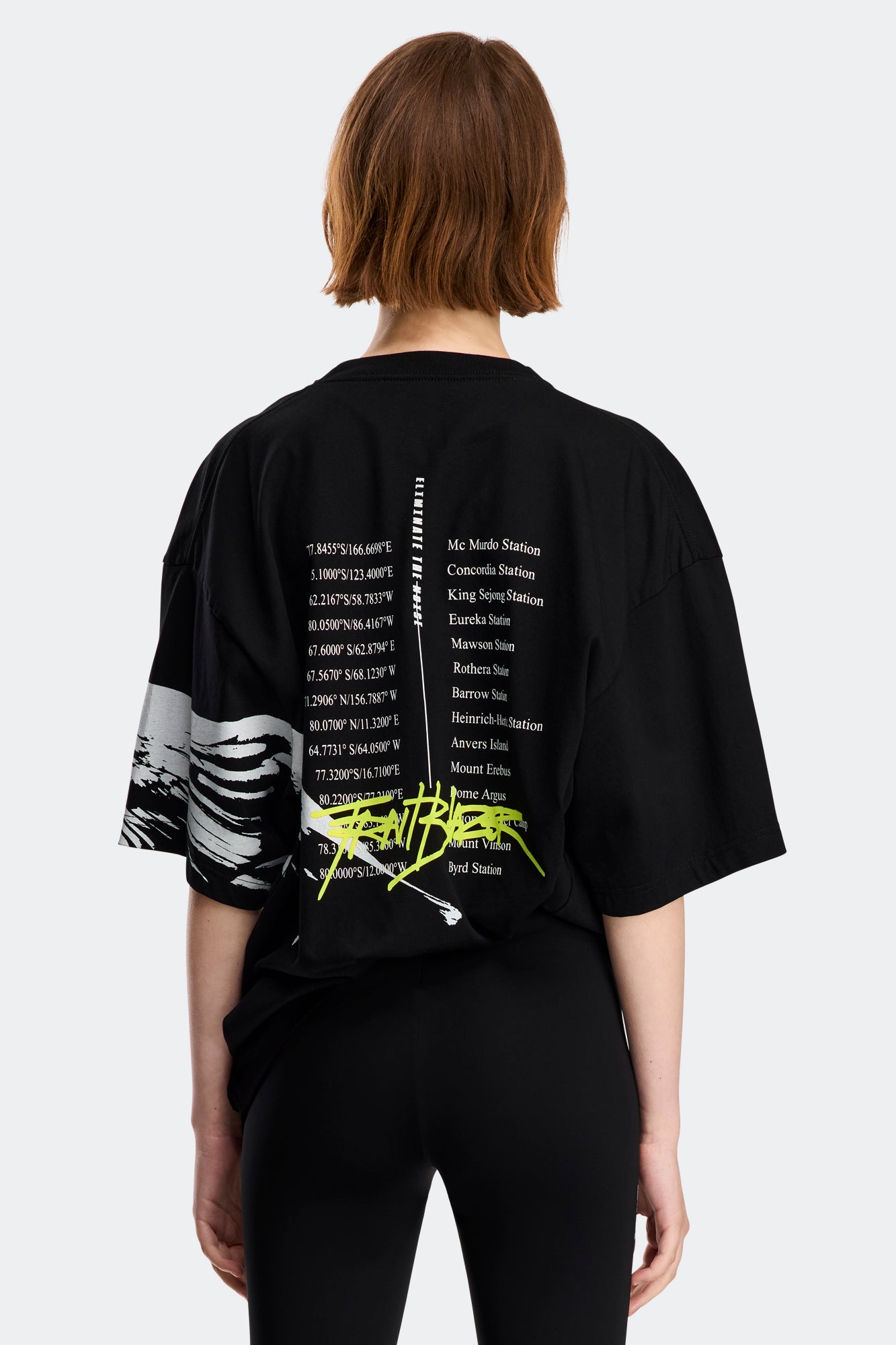 Zenith Tee - Snow Goose Black