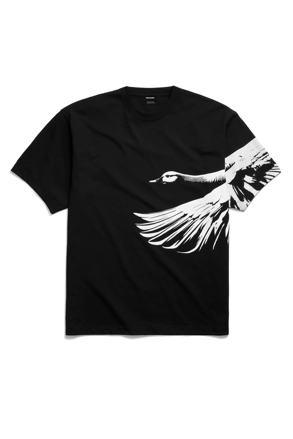 Zenith Tee - Snow Goose Black