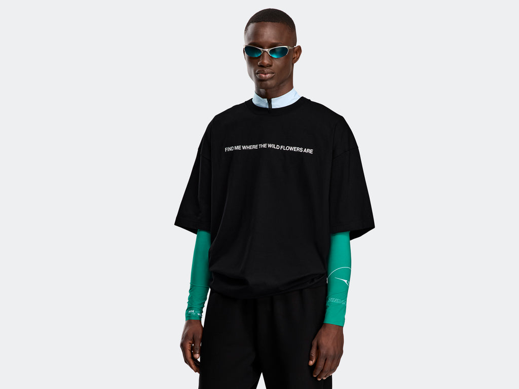 Zenith Tee - Wildflower Black