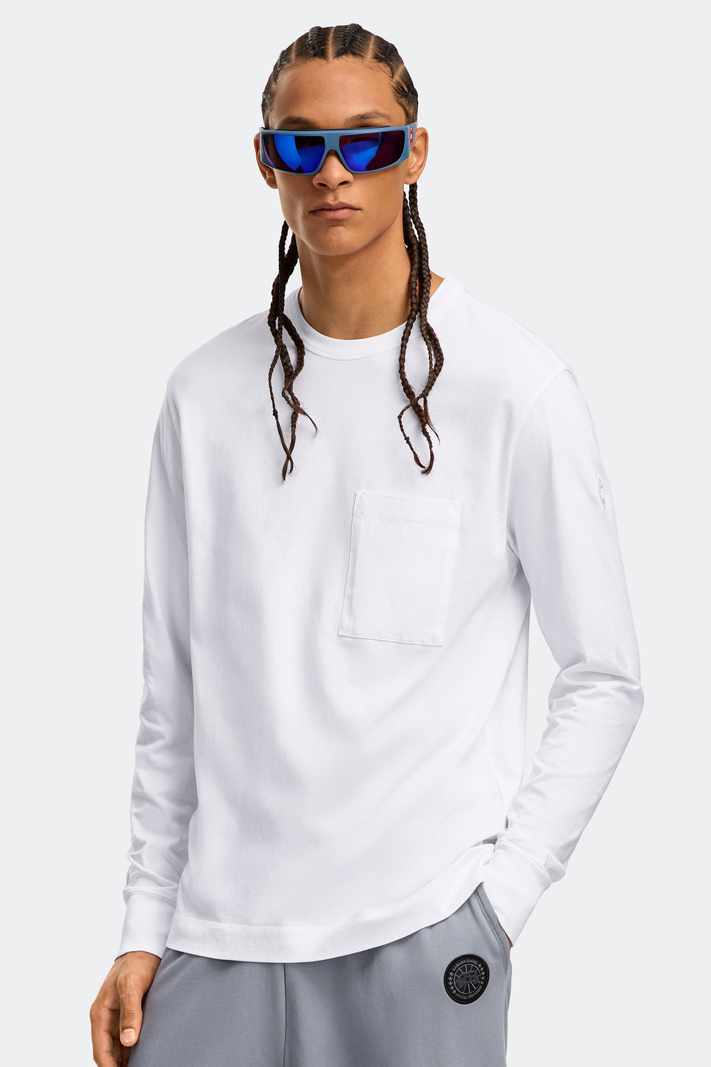 Gladstone Long Sleeve T-Shirt (Men) - White