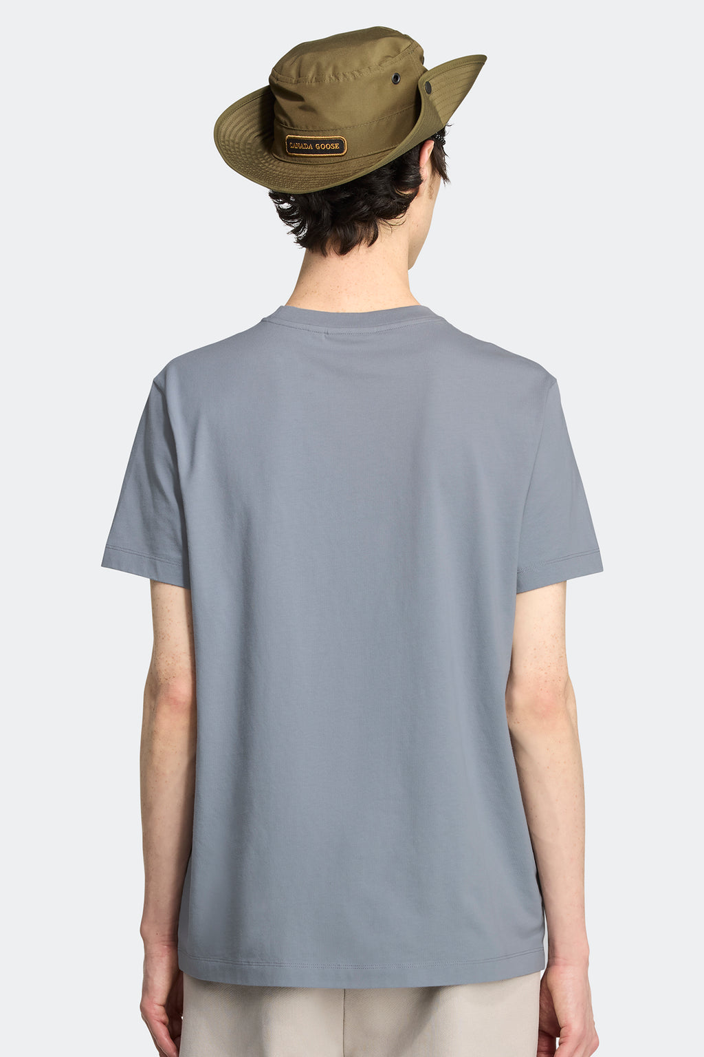 Emersen Embroidered Crewneck T-Shirt (Men) - Light Ozone Blue