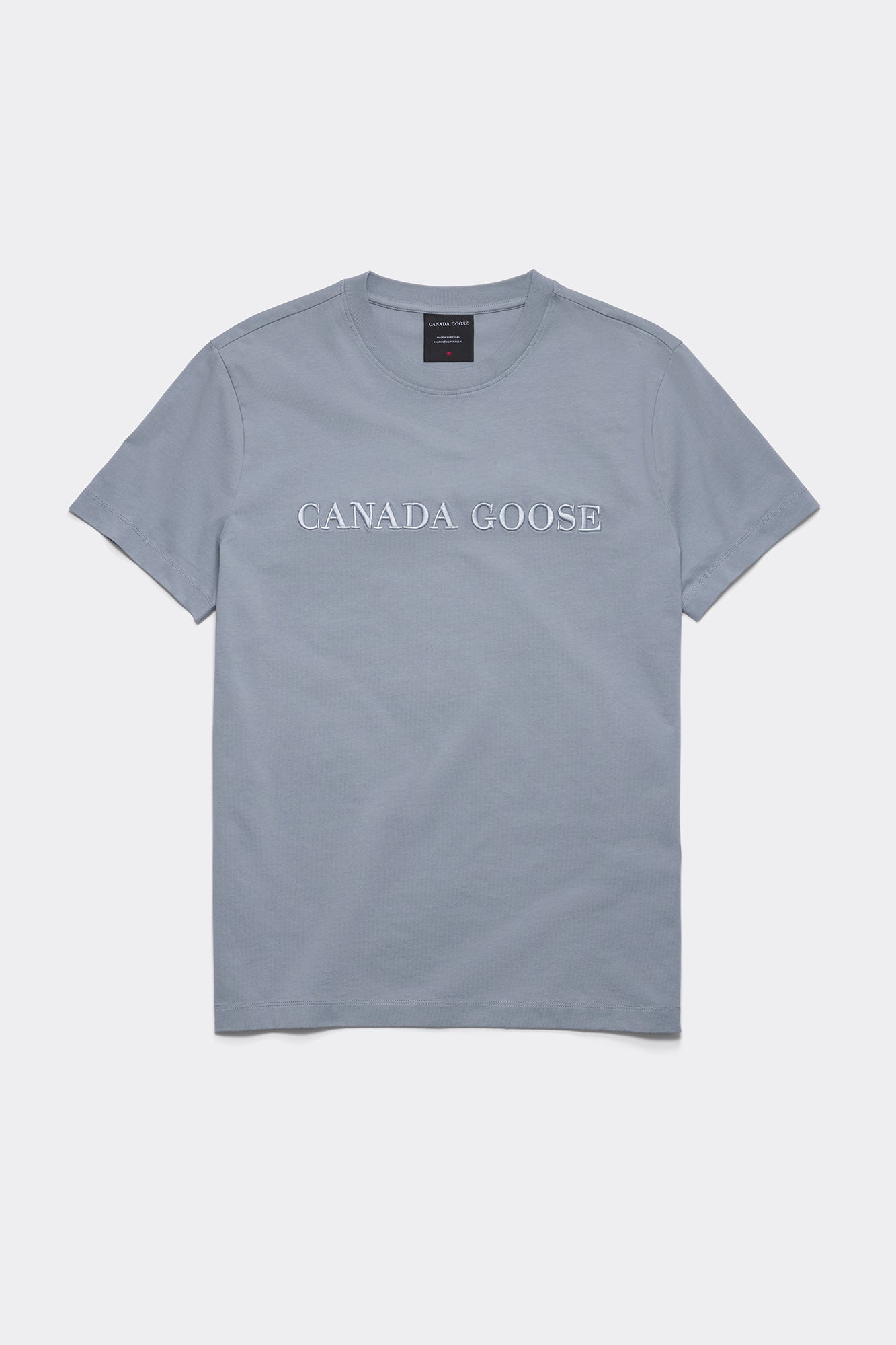 Emersen Embroidered Crewneck T-Shirt (Men) - Light Ozone Blue