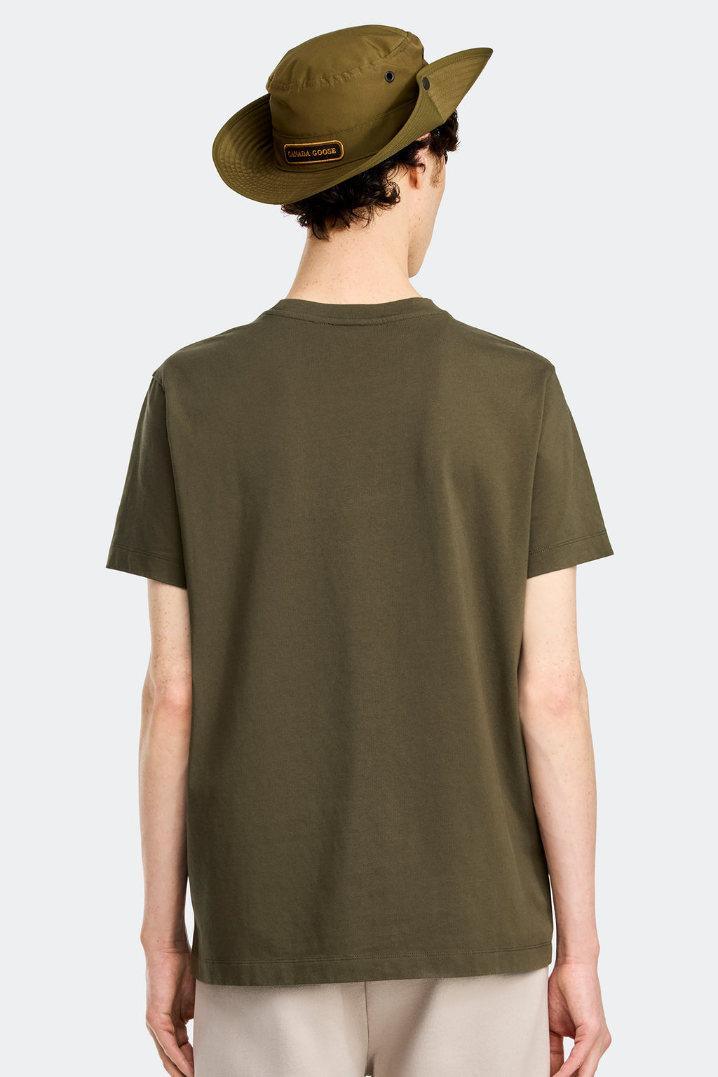 Emersen Embroidered Crewneck T-Shirt (Men) - Military Green