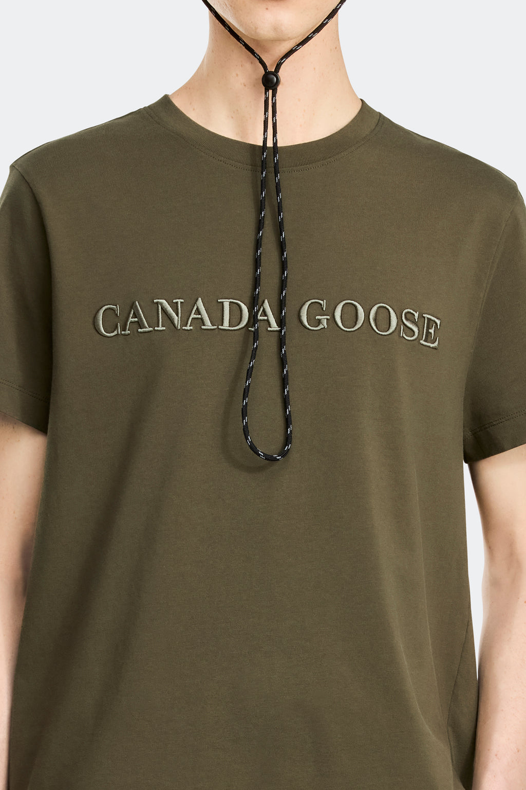 Emersen Embroidered Crewneck T-Shirt (Men) - Military Green