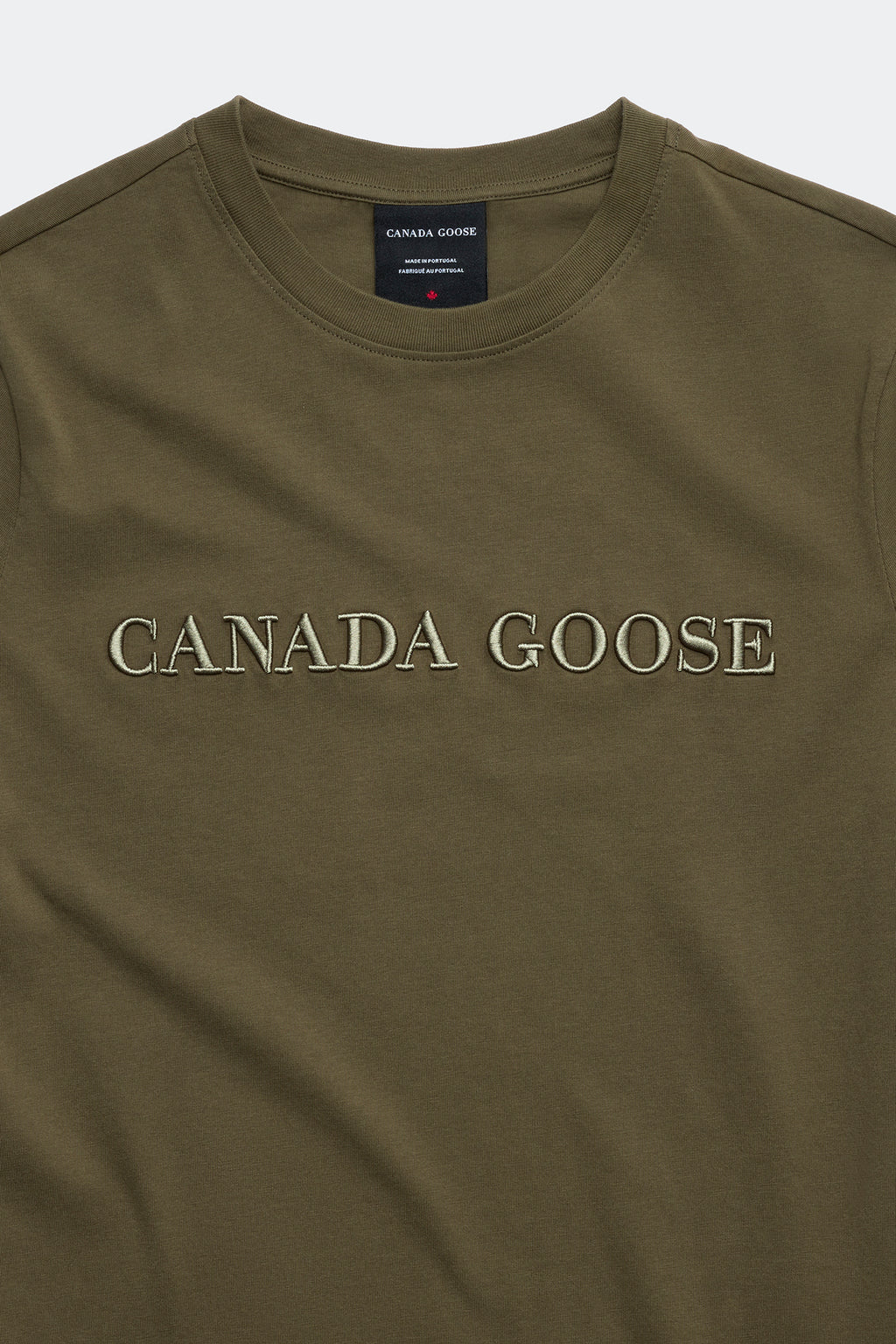 Emersen Embroidered Crewneck T-Shirt (Men) - Military Green