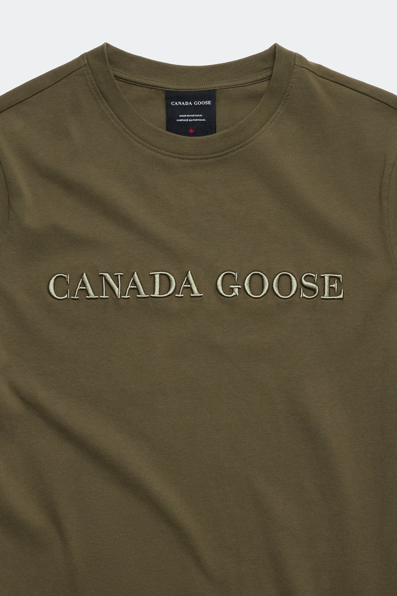 Emersen Embroidered Crewneck T-Shirt (Men) - Military Green