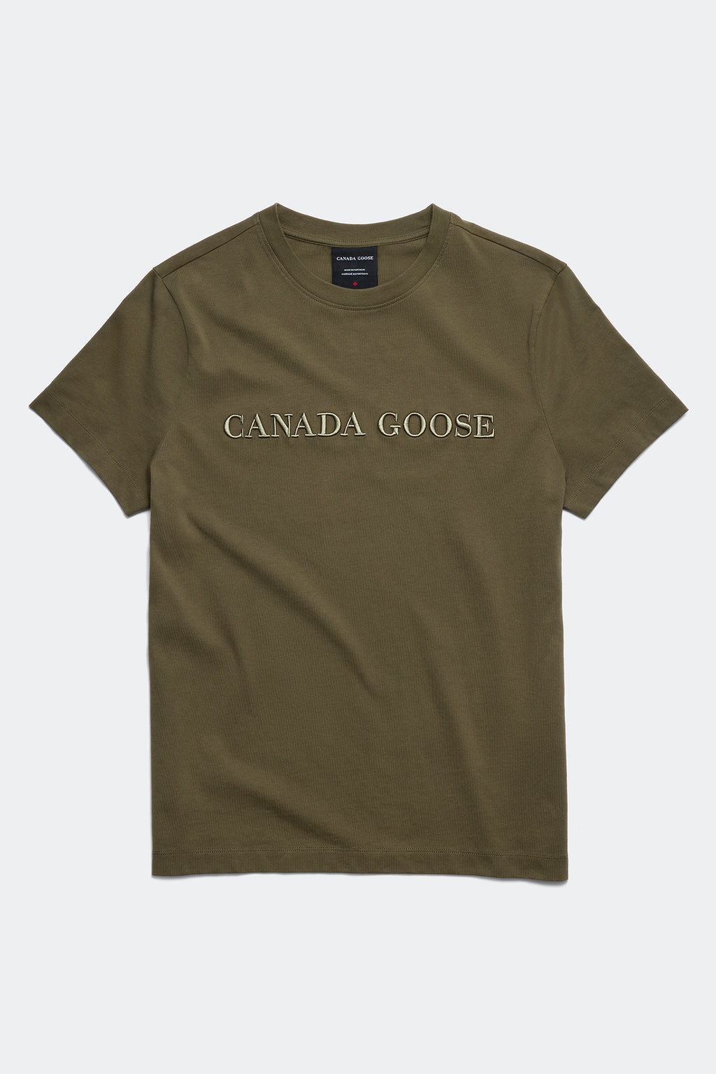 Emersen Embroidered Crewneck T-Shirt (Men) - Military Green