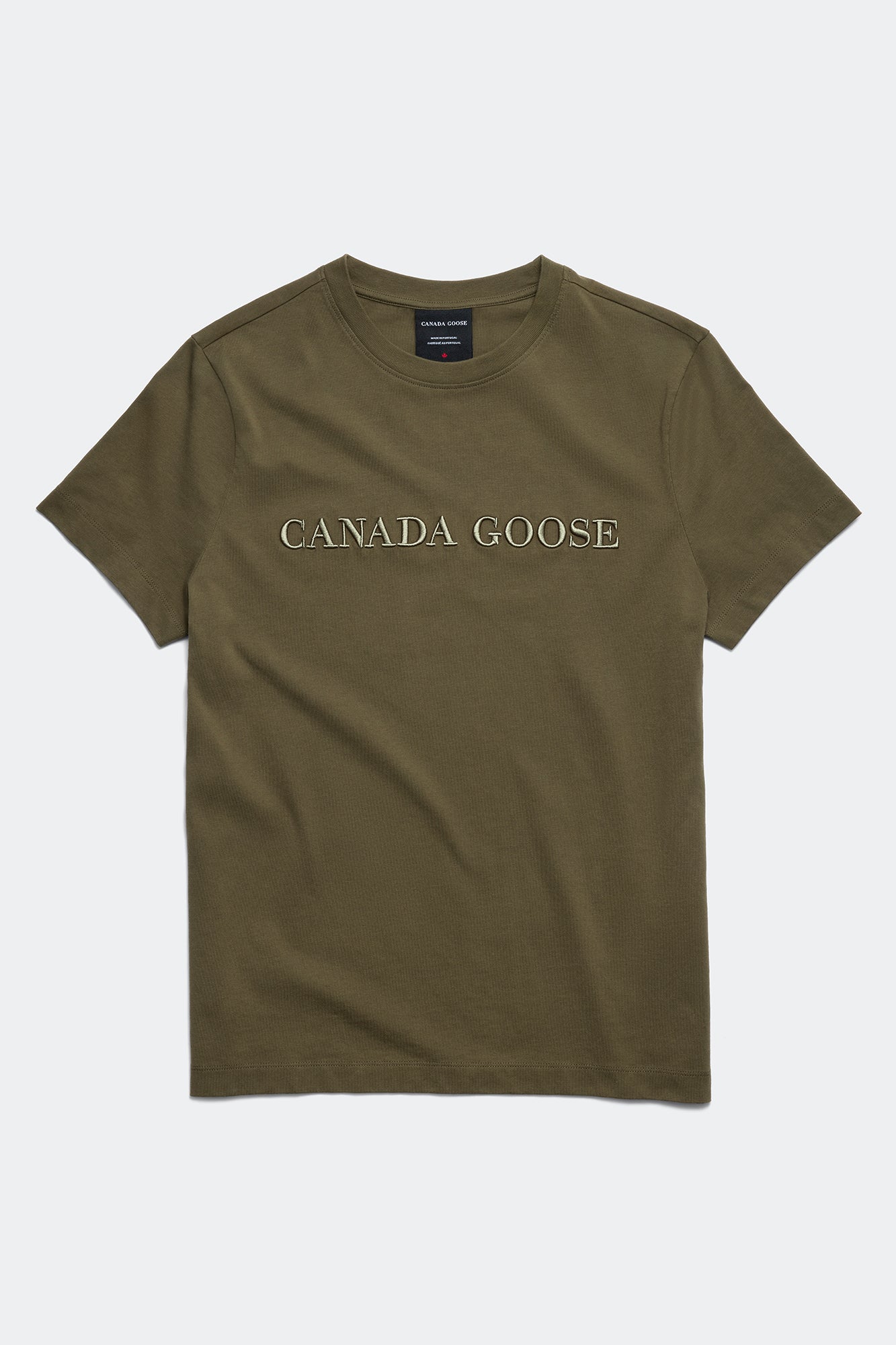 Emersen Embroidered Crewneck T-Shirt (Men) - Military Green