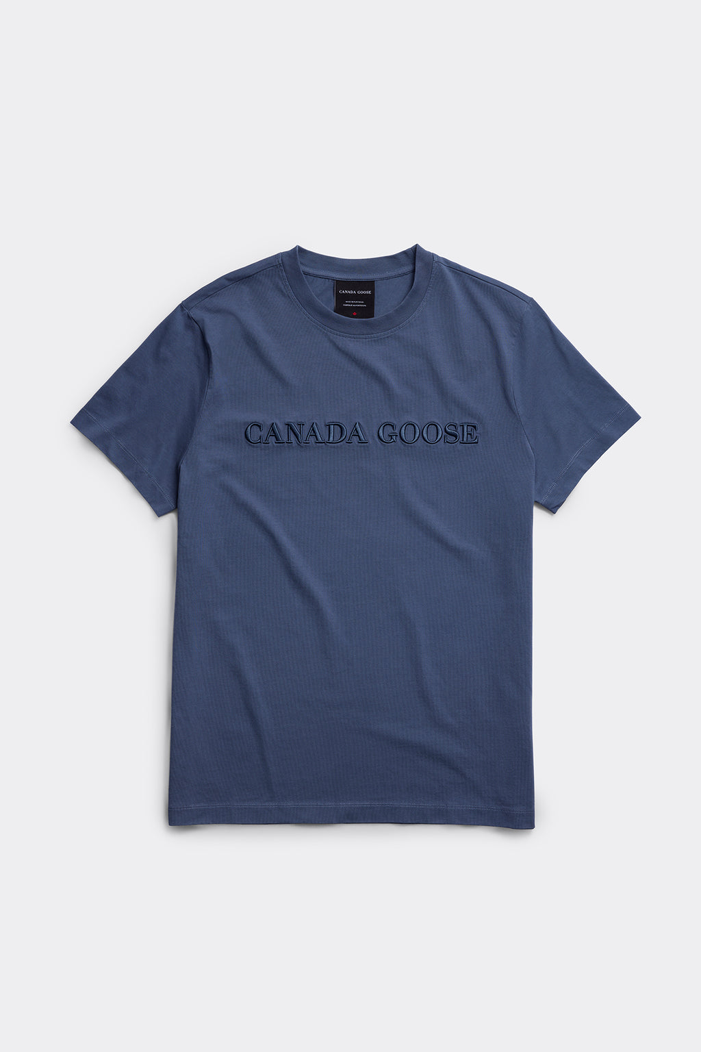 Emersen Embroidered Crewneck T-Shirt (Men) - Ozone Blue