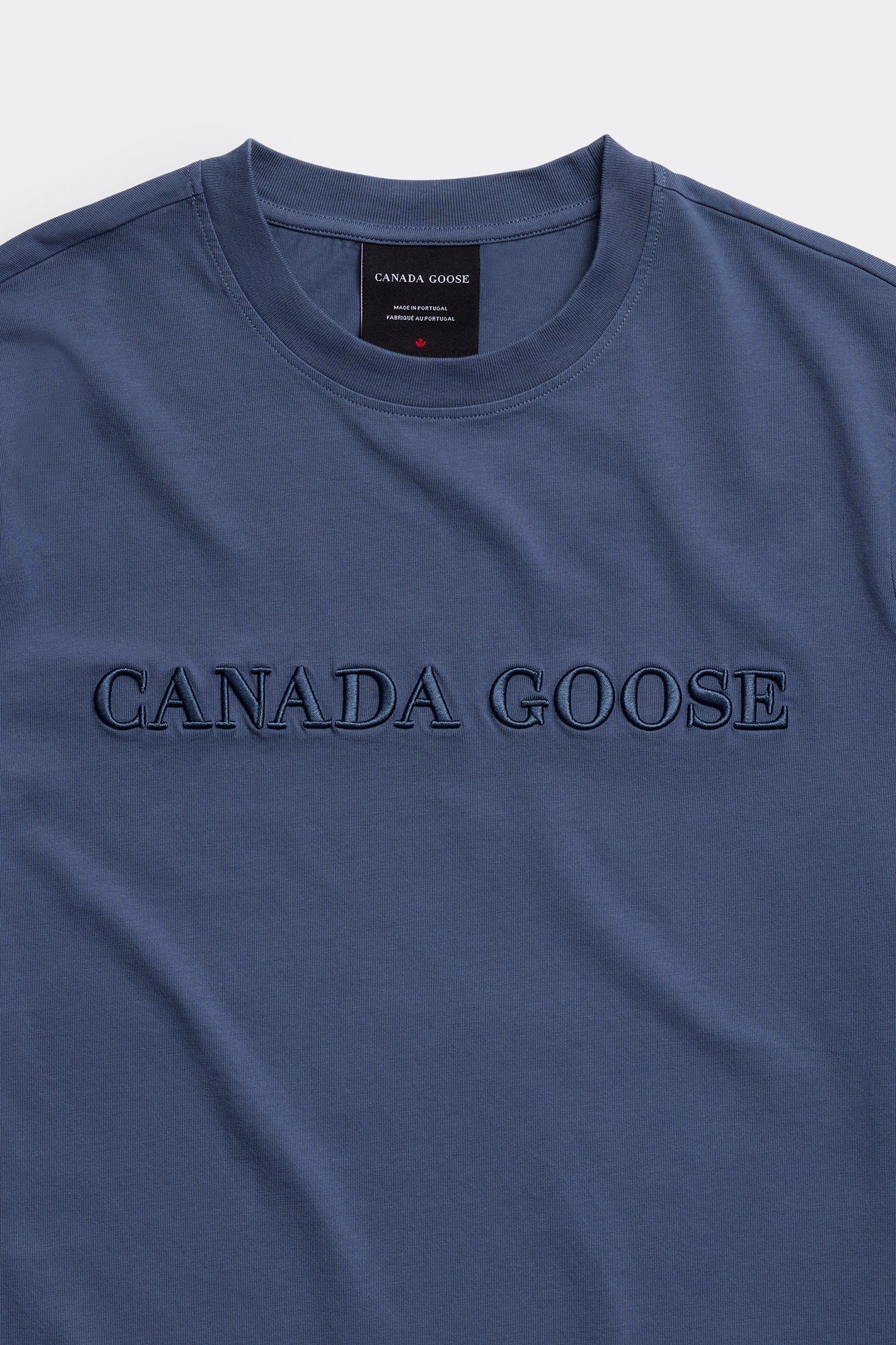 Emersen Embroidered Crewneck T-Shirt (Men) - Ozone Blue