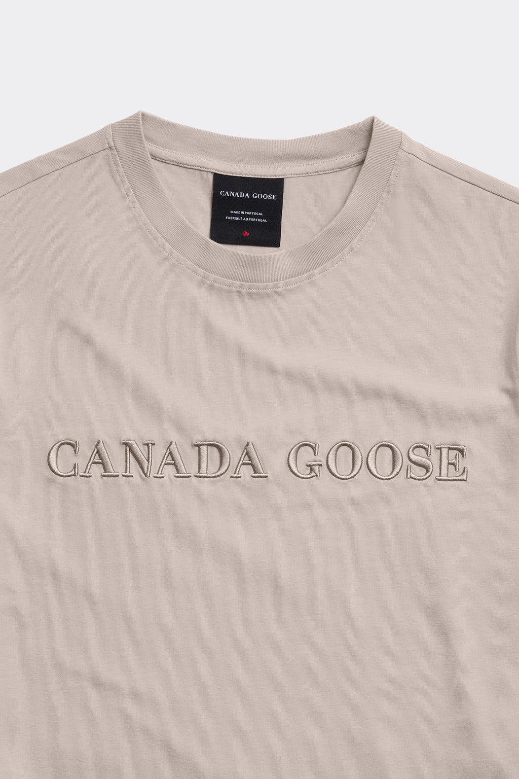 Emersen Embroidered Crewneck T-Shirt (Men) - Limestone