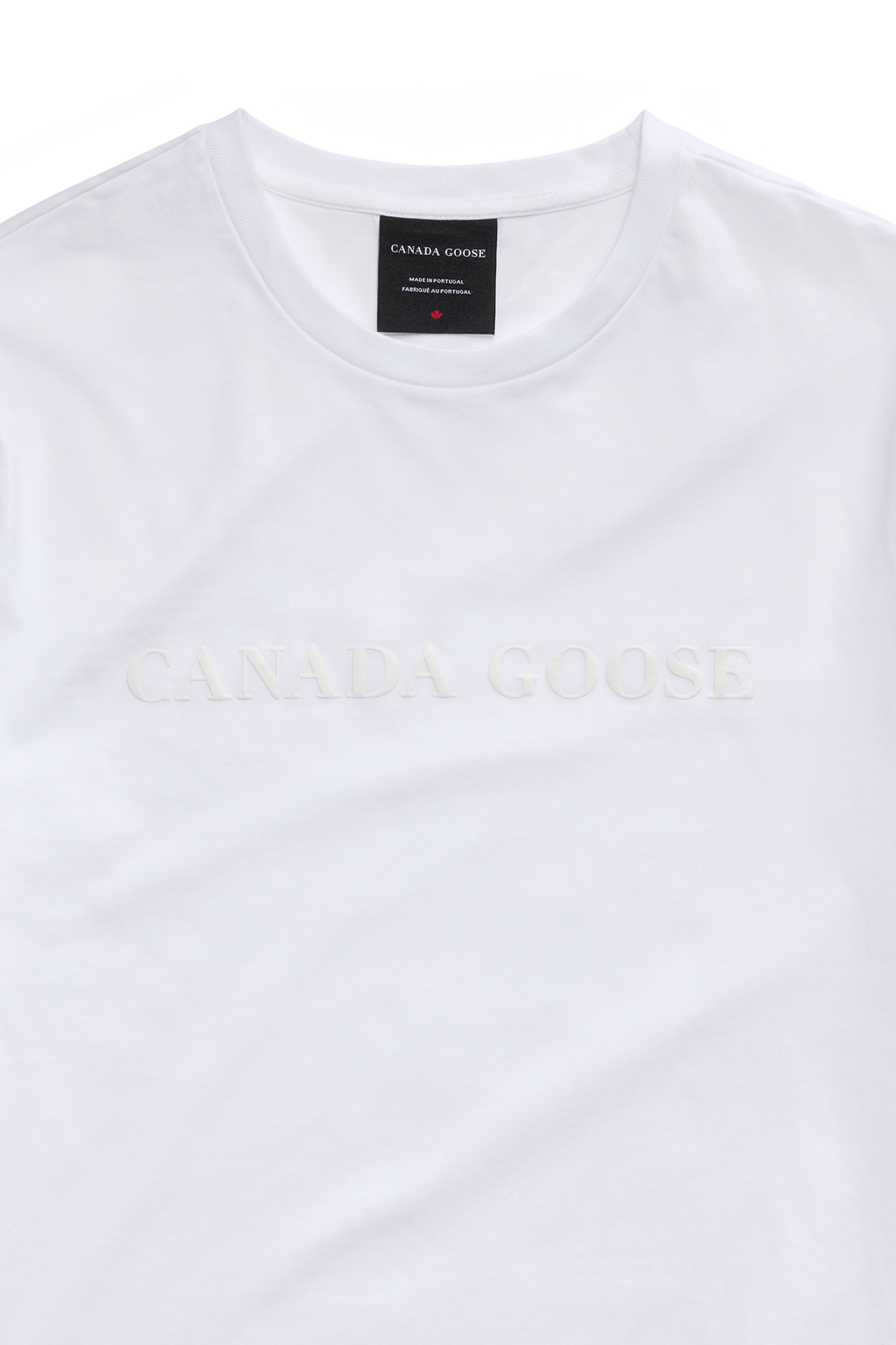 Emersen Embossed Crewneck T-Shirt (Men) - White