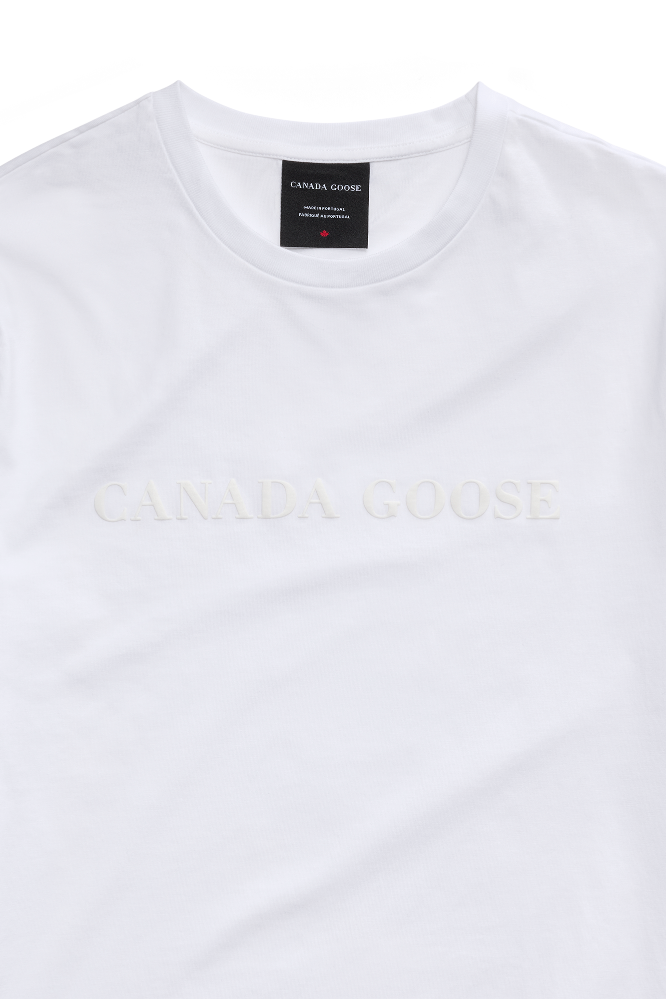 Emersen Embossed Crewneck T-Shirt (Men) - White