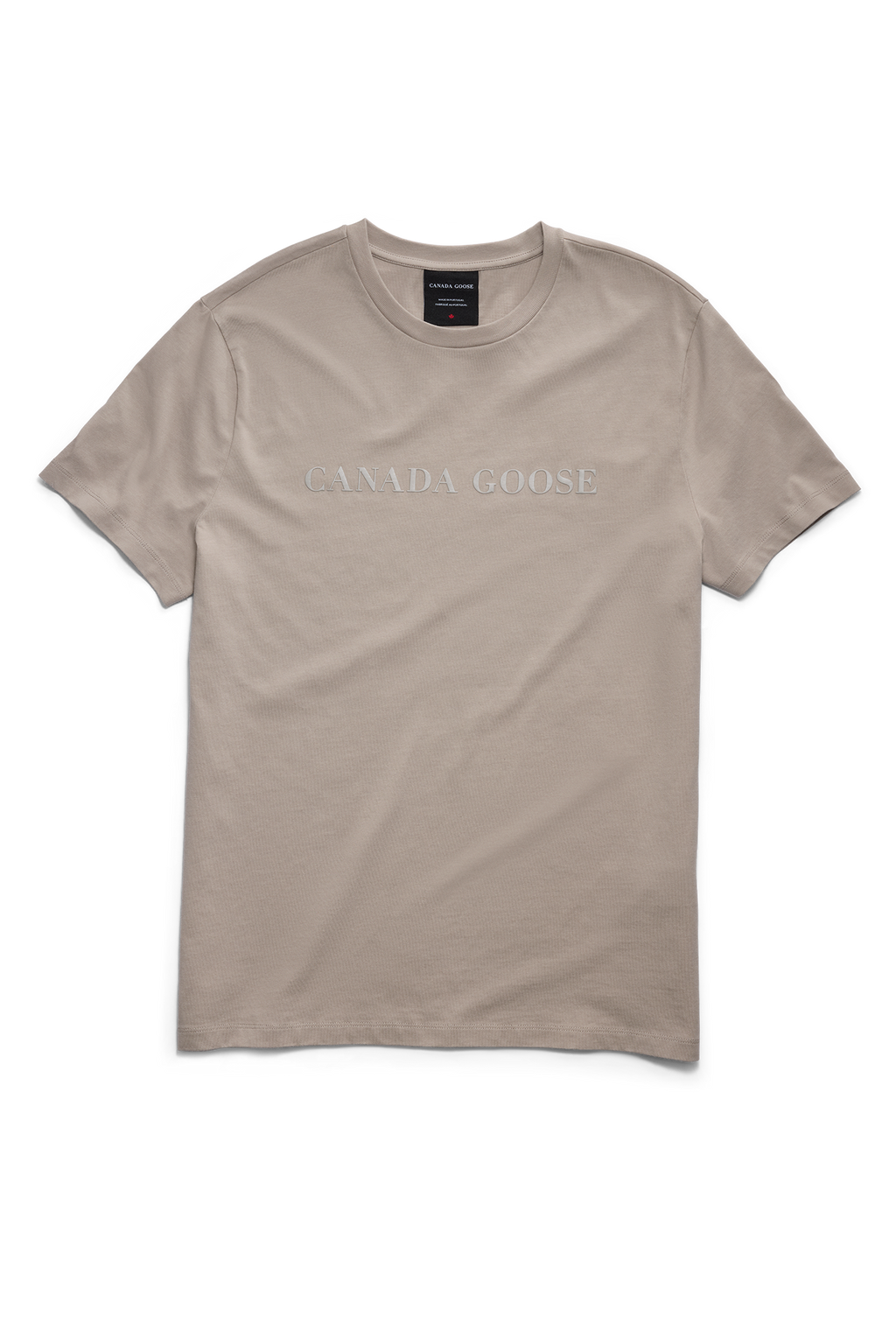 Emersen Embossed Crewneck T-Shirt (Men) - Limestone