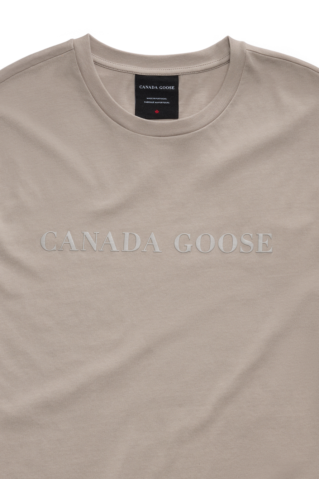 Emersen Embossed Crewneck T-Shirt (Men) - Limestone