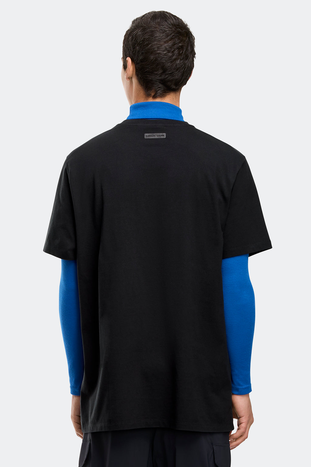 Emersen Embossed Crewneck T-Shirt (Men) - Black