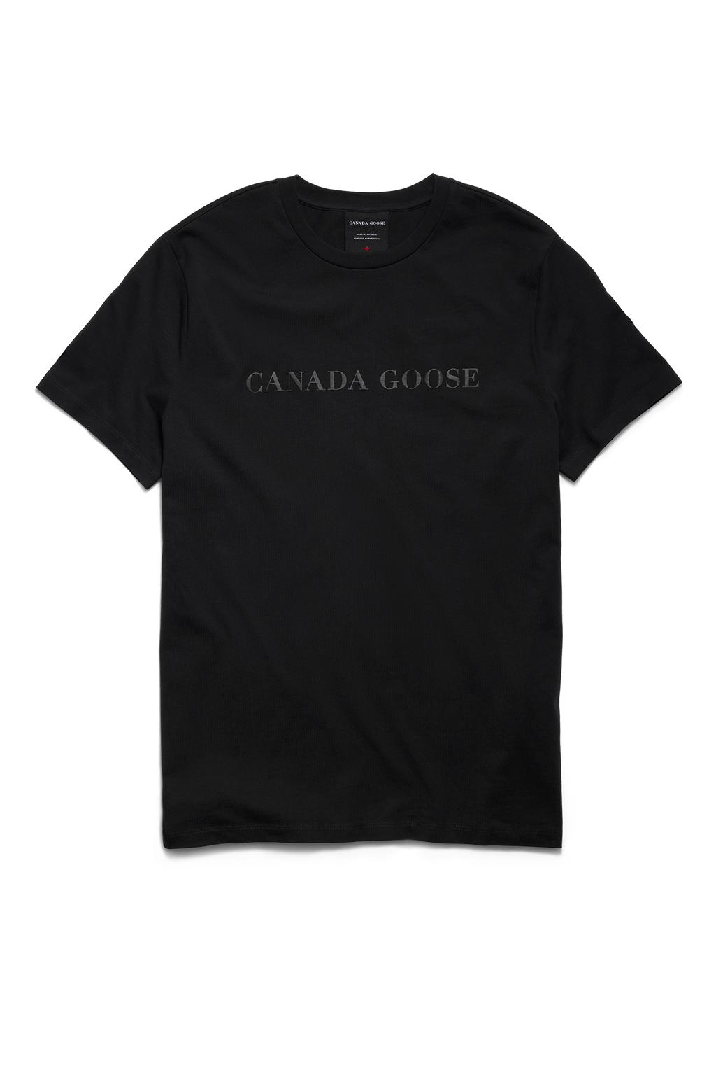 Emersen Embossed Crewneck T-Shirt (Men) - Black