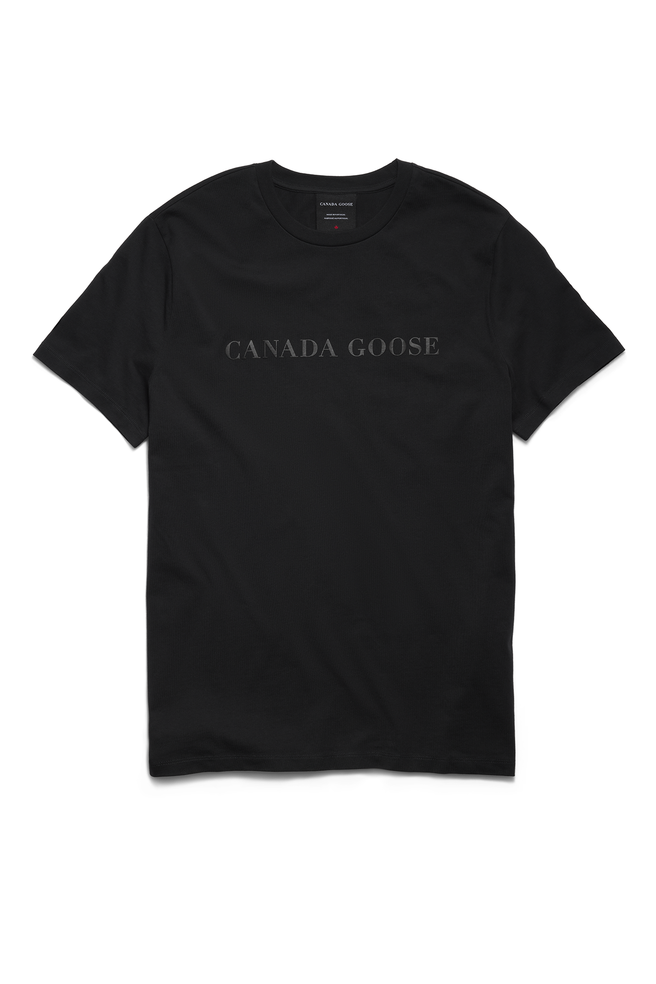 Emersen Embossed Crewneck T-Shirt (Men) - Black