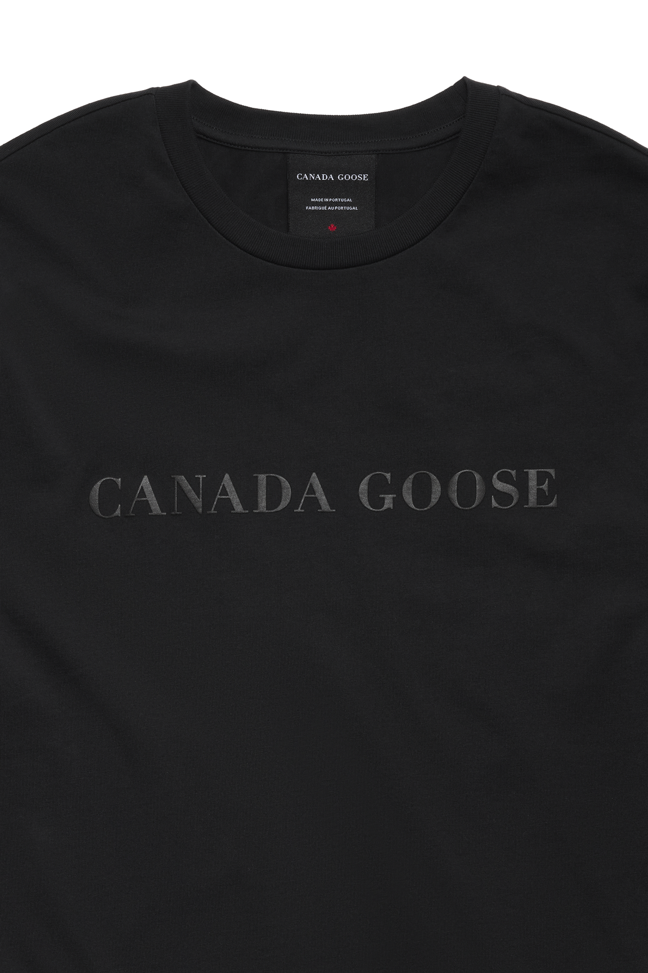 Emersen Embossed Crewneck T-Shirt (Men) - Black