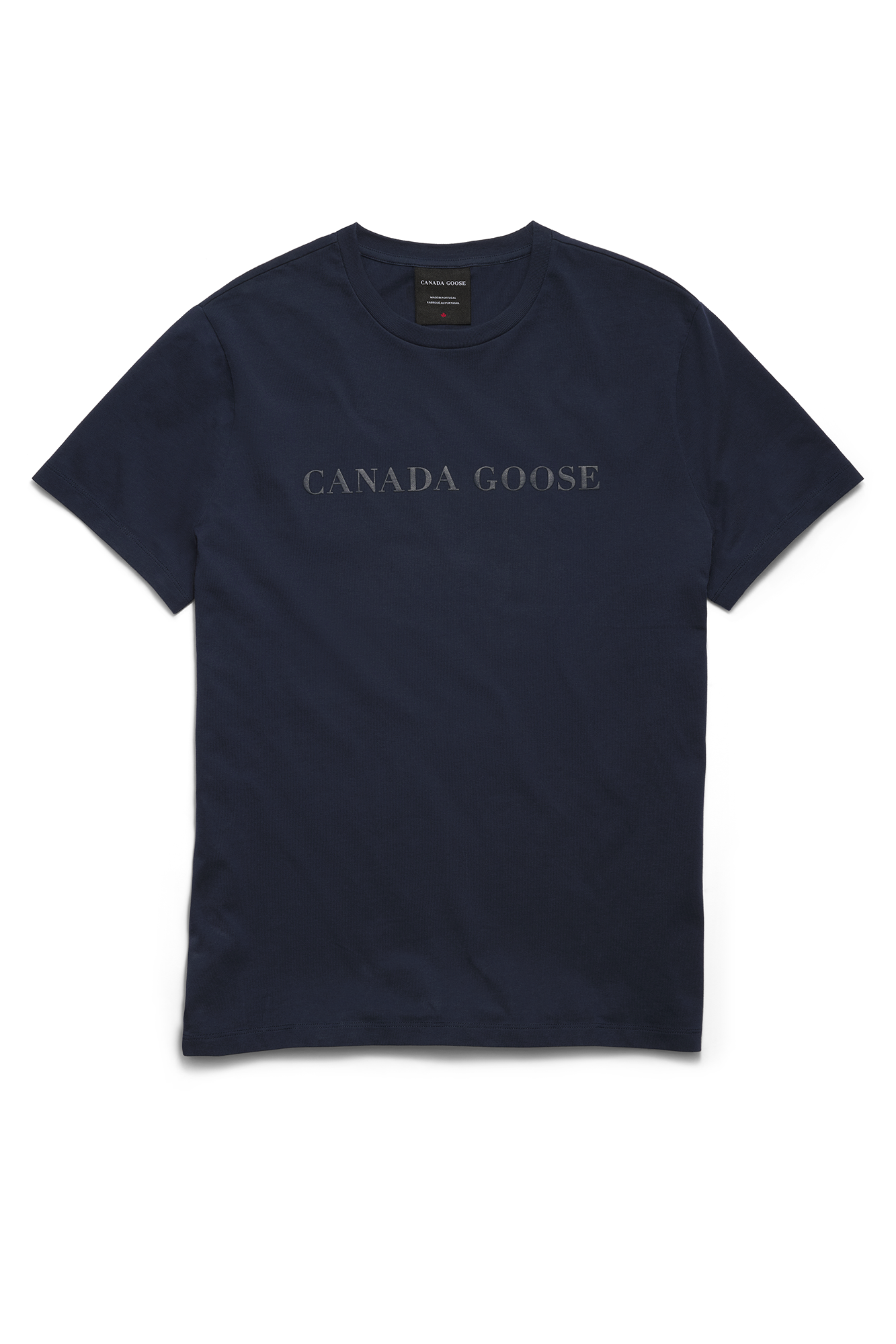 Emersen Embossed Crewneck T-Shirt (Men) - Atlantic Navy