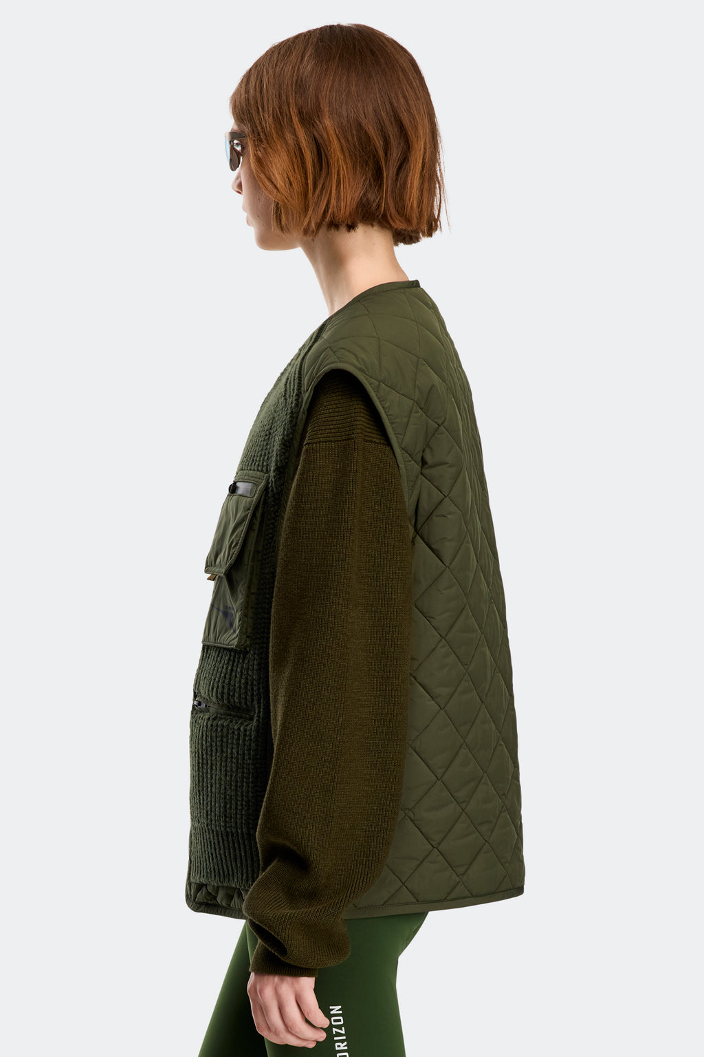 Solstice Vest - Evergreen Khaki - Image 4
