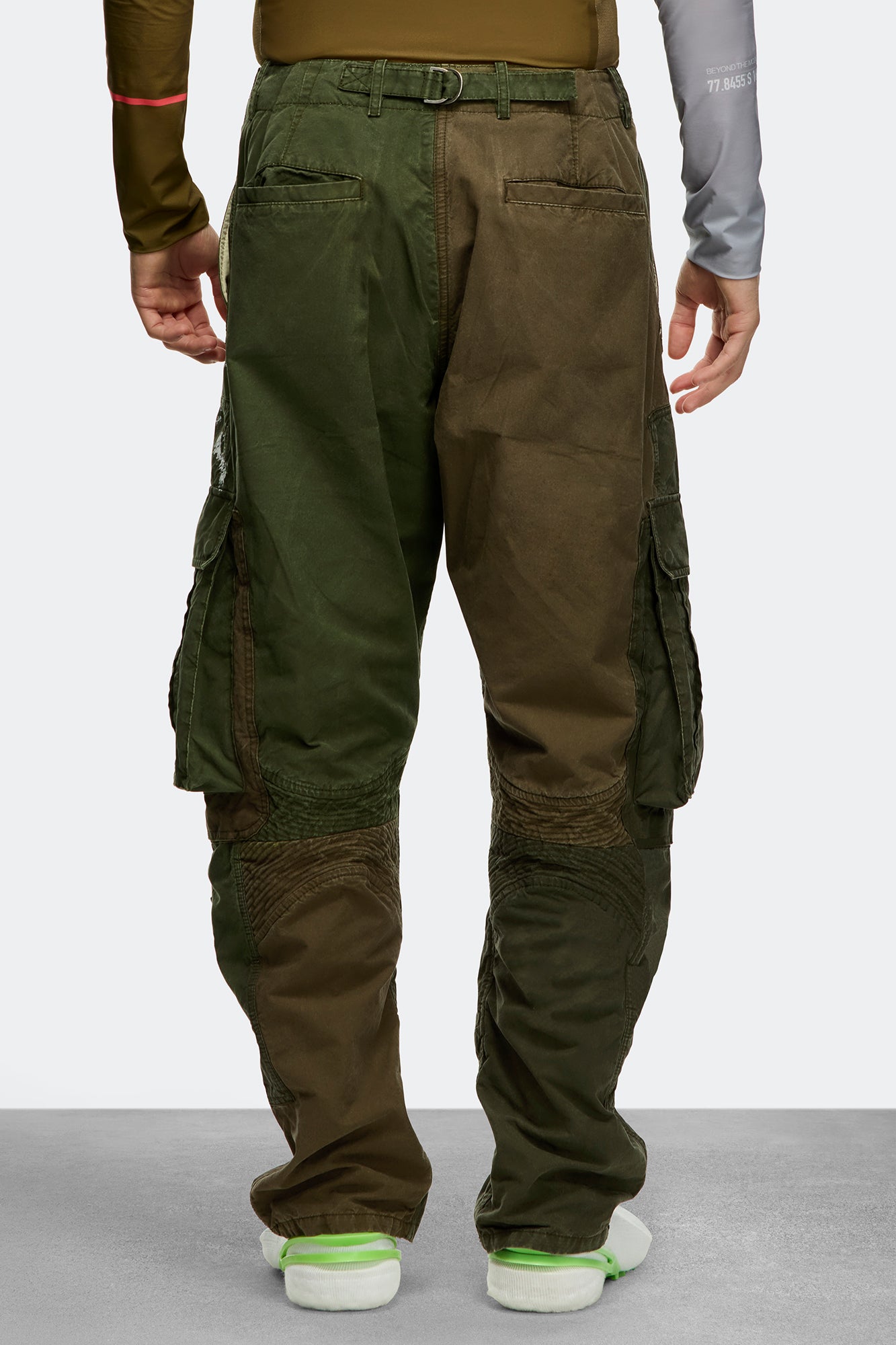 Bi-colour Edge Pant - Evergreen Khaki - Image 4