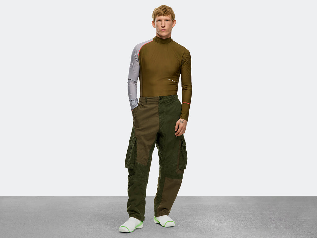 Bi-colour Edge Pant - Evergreen Khaki