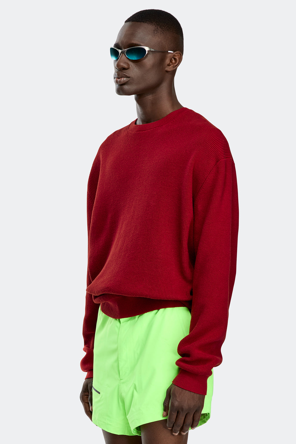 Odyssey Knit Sweater - Spice Red
